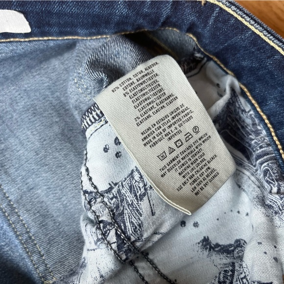 Anthropologie Pilcro and the Letterpress Stet Mid Rise Split Hem Jeans Sz 28 - Picture 13 of 16